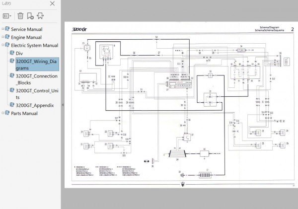 マセラティ 3200GT 整備書 修理書 パーツリスト 配線図　4種セット　（　 マセラッティ サービスマニュアル MASERATI _画像7