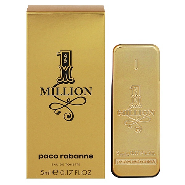 パコラバンヌ ワンミリオン ミニ香水 EDT・BT 5ml 香水 フレグランス 1 MILLION PACO RABANNE 新品 未使用_画像1