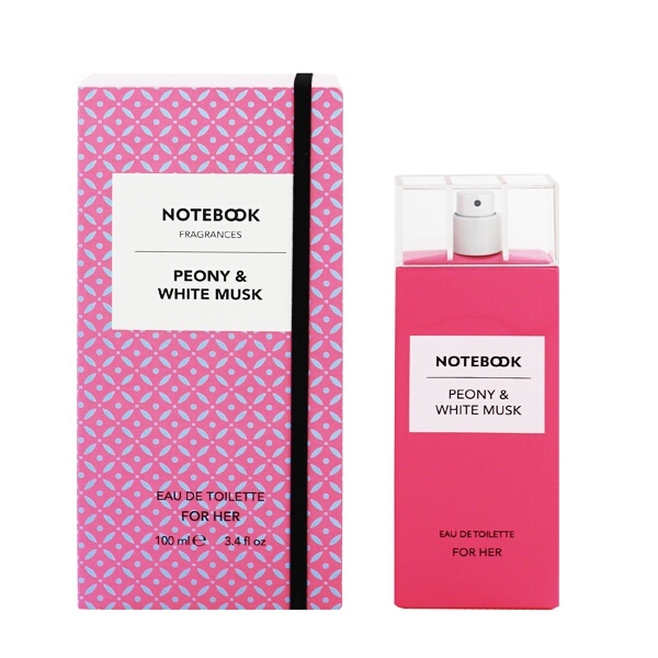 アクオリナ ノートブック ピオニー＆ホワイトムスク EDT・SP 100ml 香水 フレグランス NOTEBOOK PEONY ＆ WHITE MUSK AQUOLINA 新品 未使用_画像1