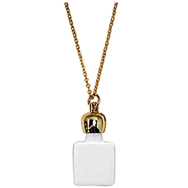 hirose atomizer 1cc aroma pendant hole type 14184 hole square ( white / Gold ) 1ml HIROSE ATOMIZER new goods unused 