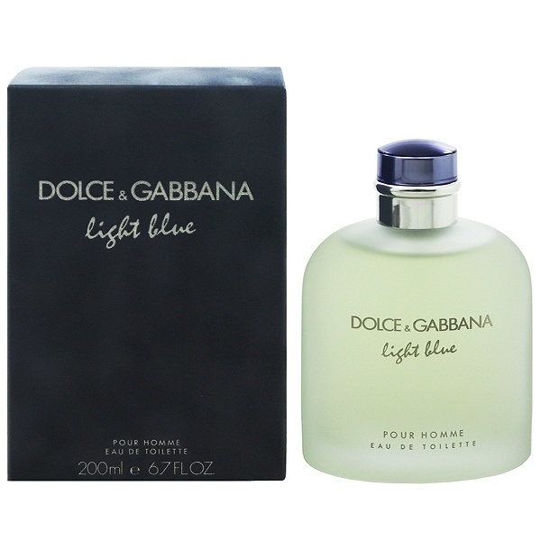  Dolce & Gabbana light blue pool Homme EDT*SP 200ml perfume fragrance LIGHT BLUE POUR HOMME DOLCE&GABBANA new goods unused 