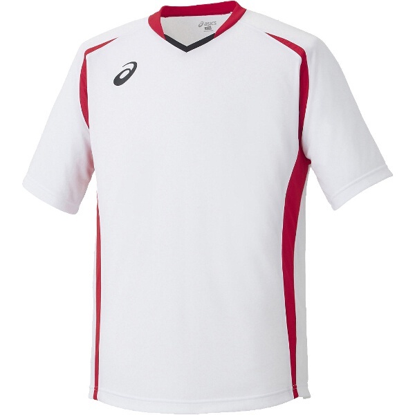 アシックス サッカー用 ゲームシャツHS XS1140 ホワイト×レッド M #XS1140 ASICS 新品 未使用_画像1
