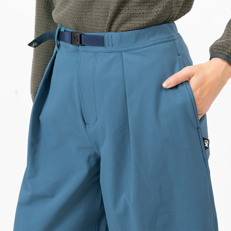  Millet [wi мужской ] mountain стрейч широкий брюки INDIAN M( Япония размер L) MIV02048-8612 MOUNTAIN STRETCH WIDE PANT W MILLET