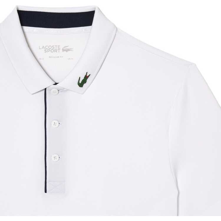 ラコステ リブニットカラークロックゴルフポロシャツ(メンズ) M(4) ネイビー #DH3982-99-522 LACOSTE 新品 未使用_画像2