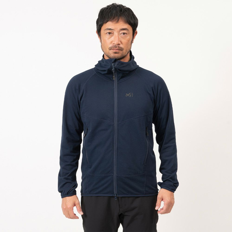 ミレー ドライ グリッド フーディ SAPHIR L (日本サイズXL) MIV02040-7317 DRY GRID HOODIE M MILLET 新品 未使用_画像2