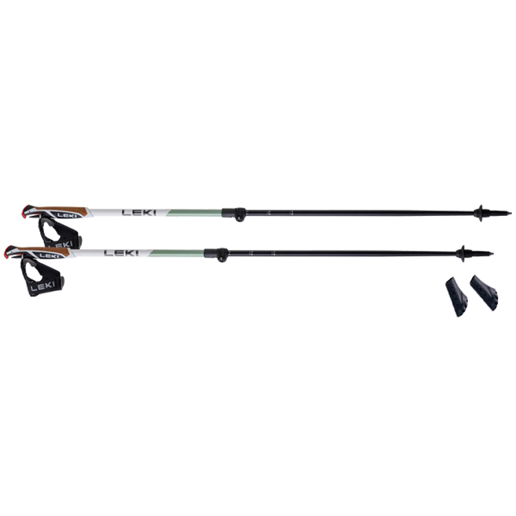 reki nordic walking paul (pole) spin Shark SL 96~130cm green #1300479-550 2 pcs set LEKI new goods unused 