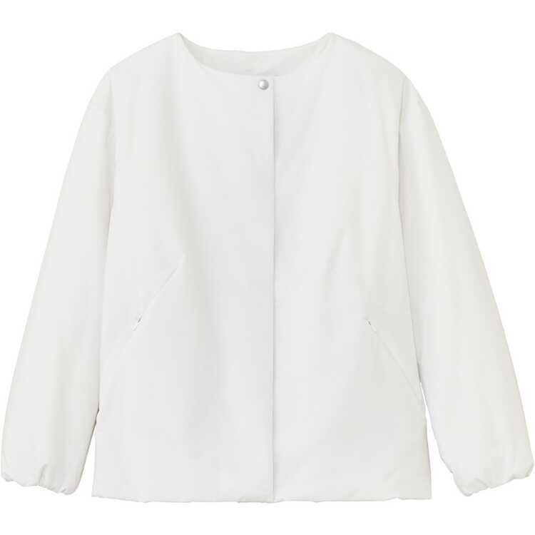ダンスキン アリッサインサレーションジャケット(レディース) L ジャスミンホワイト #DC323304-JW ALYSSA INSULATION JACKET DANSKIN