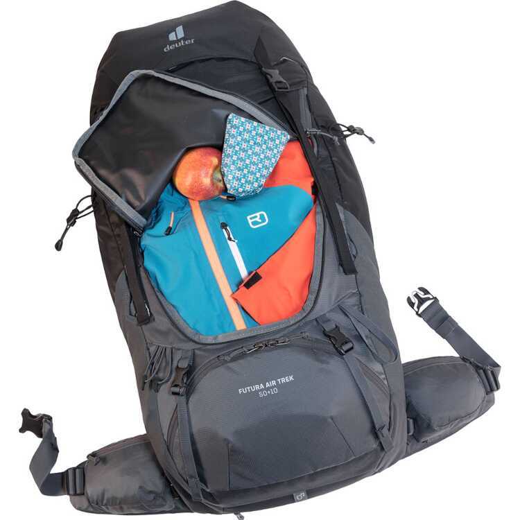 ドイター フューチュラ Air Trek 50 + 10 バックパック ブラック ドイター フューチュラ Air Trek 50 + 10 バックパック ブラック