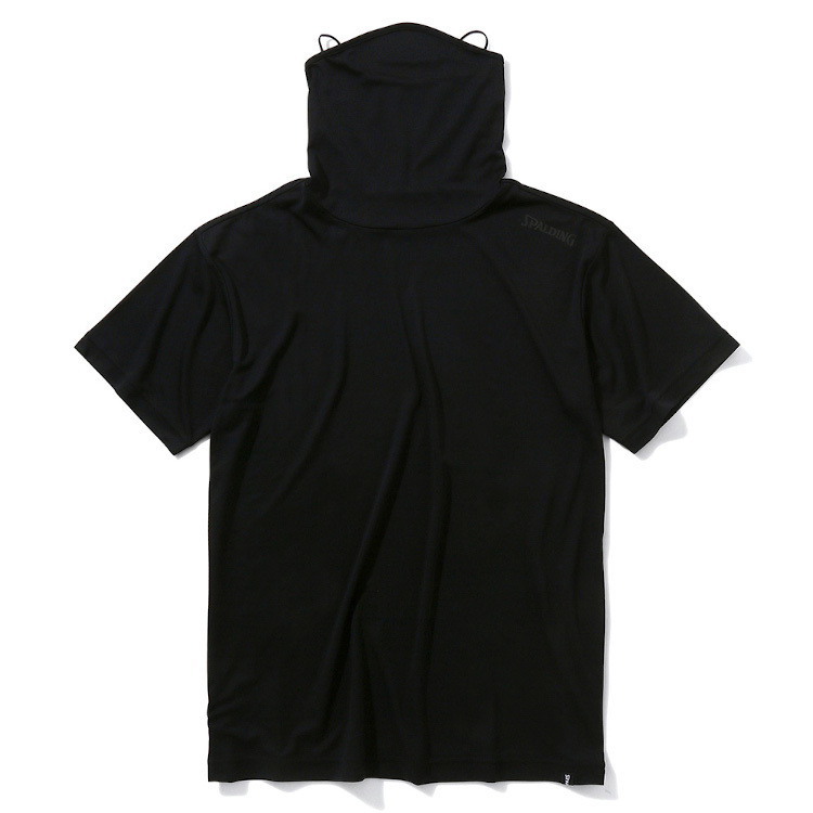 スポルディング フェイスカバーTシャツ ライトフィット XL ブラック #SMT22038 SPALDING 新品 未使用_画像1