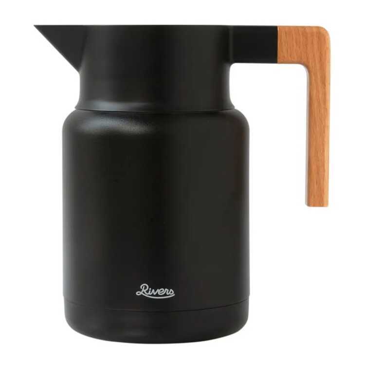 リバーズ サーモジャグ キート1200 ブラック 1200ml #KT1200BK THERMO JUG KEAT 1200 RIVERS 新品 未使用_画像1