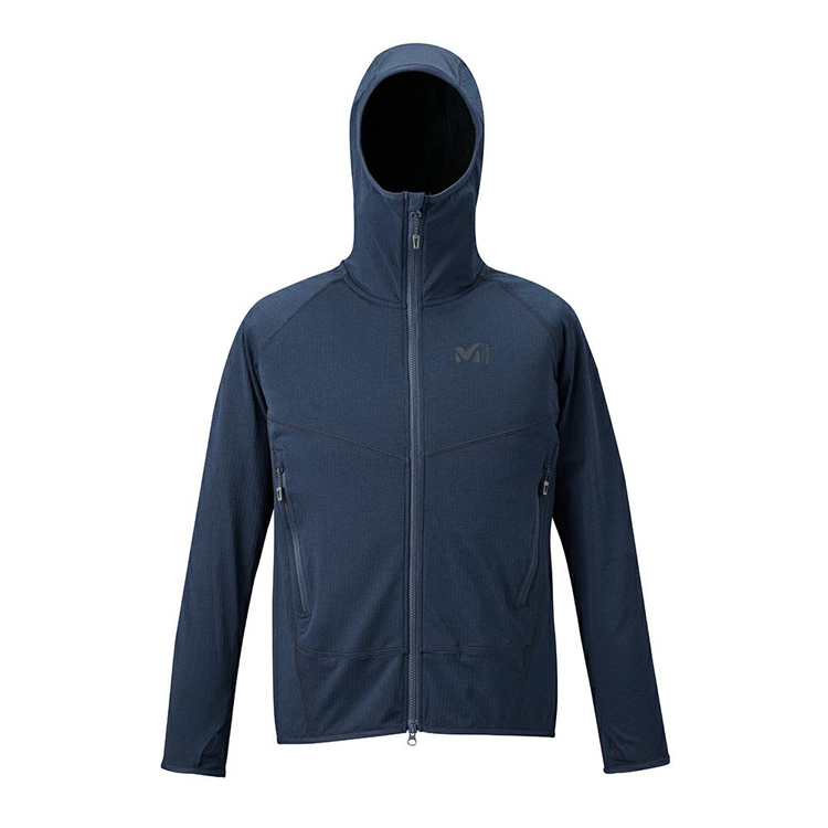 ミレー ドライ グリッド フーディ SAPHIR S (日本サイズM) MIV02040-7317 DRY GRID HOODIE M MILLET 新品 未使用