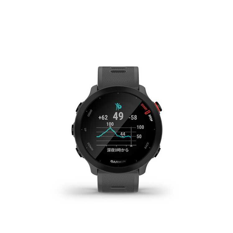 フォアアスリート55 日本語正規版 グレー #010-02562-43 ForeAthlete 55 Grey GARMIN 新品 未使用_画像3