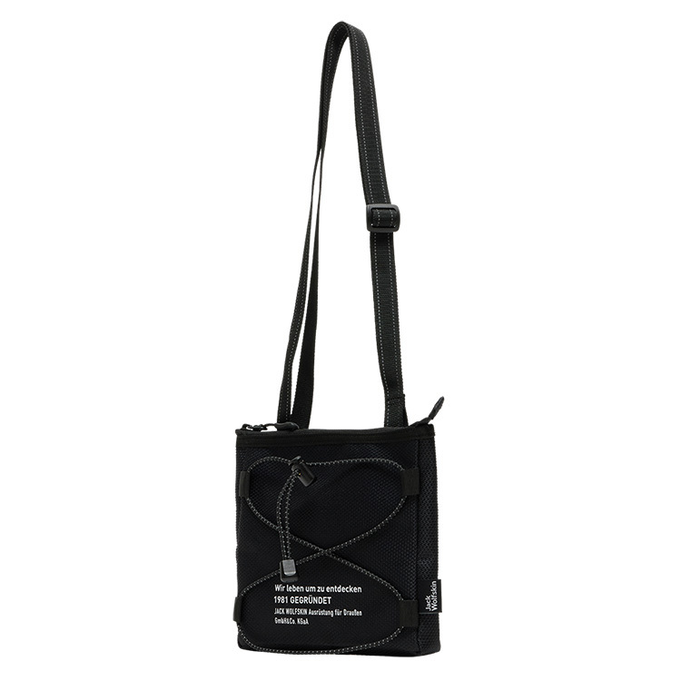  Jack Wolfskin JP UR CNNCT Tacty karu pack shoulder bag black 17×18cm #2011421-6000 JACK WOLFSKIN new goods unused 