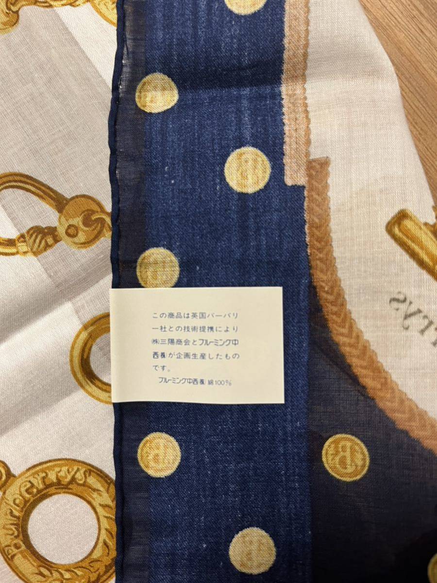 未使用◇BURBERRY◇バーバリー◇大判ハンカチ◇スカーフとしても_画像6