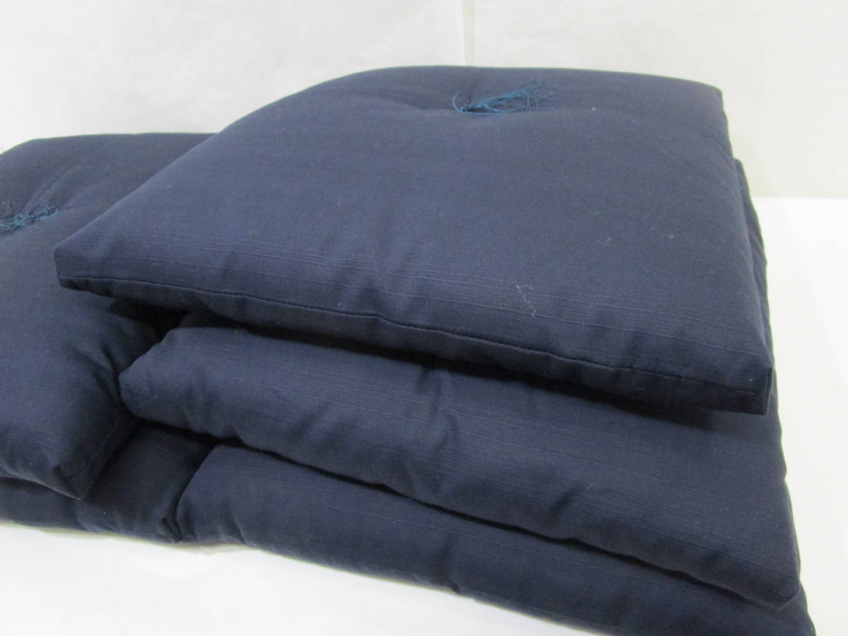 [ manner ..] [ new goods * tea for seat ] ( navy blue color ) * pile . zabuton {. sheets } paper box 