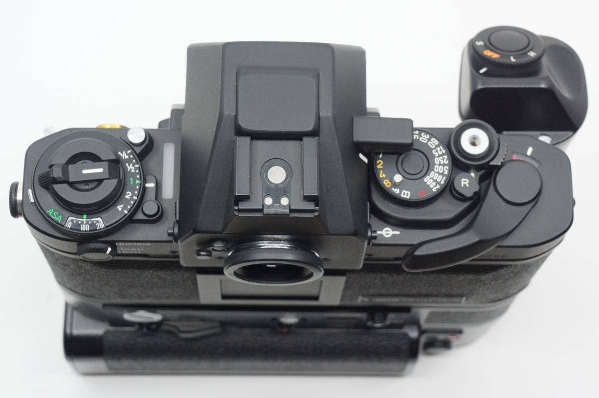 極美品 キヤノン ニューF-1 Canon New F-1 50周年モデル 50th AEファインダー AEモータードライブFN バッテリーパックFN 付き 動作確認済み_画像7