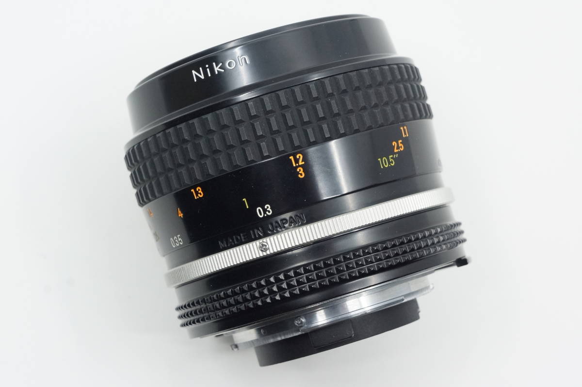 ニコン Ai Micro-NIKKOR 55mm F3.5 レンズキャップ付き Nikon マイクロニッコール 単焦点 レンズ_画像6
