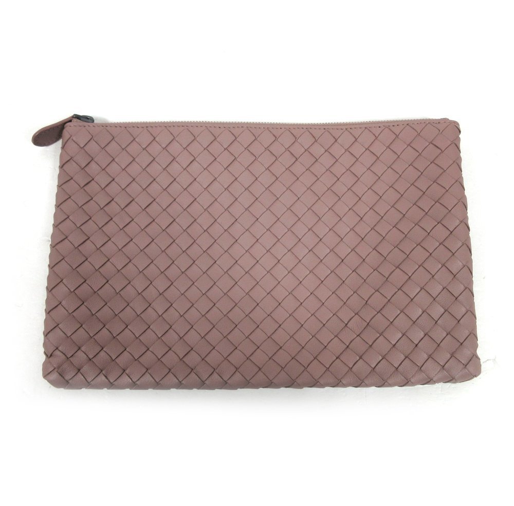 ▼△BOTTEGA VENETA (ボッテガ ベネタ)◆ドキュメントケース◆デザートローズ◆イントレチャート◆美品◆_画像3