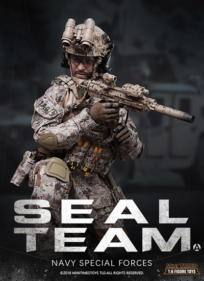 【 SEALTEAM 】1/6ドールパーツ： Minitimes製：SALOMON タクティカルブーツ【米海軍特殊部隊】_この製品から取り出しました