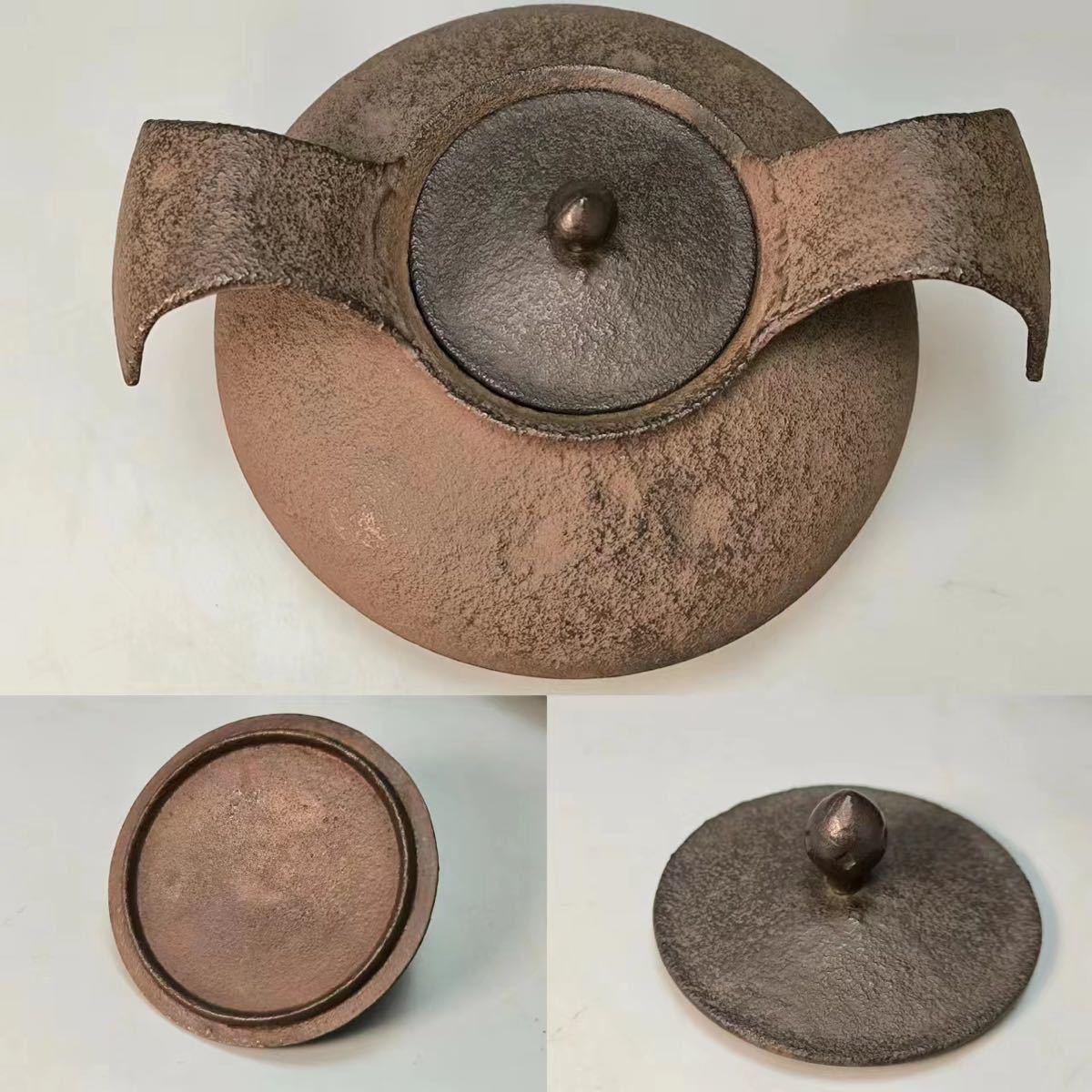 釜師 大國藤兵衛作 唐犬釜 茶道具 煎茶道具 鉄釜 茶釜 風炉釜 茶 釜師 大國藤兵衛作 唐犬釜 茶道具 煎茶道具 鉄釜 茶釜 風炉釜 茶