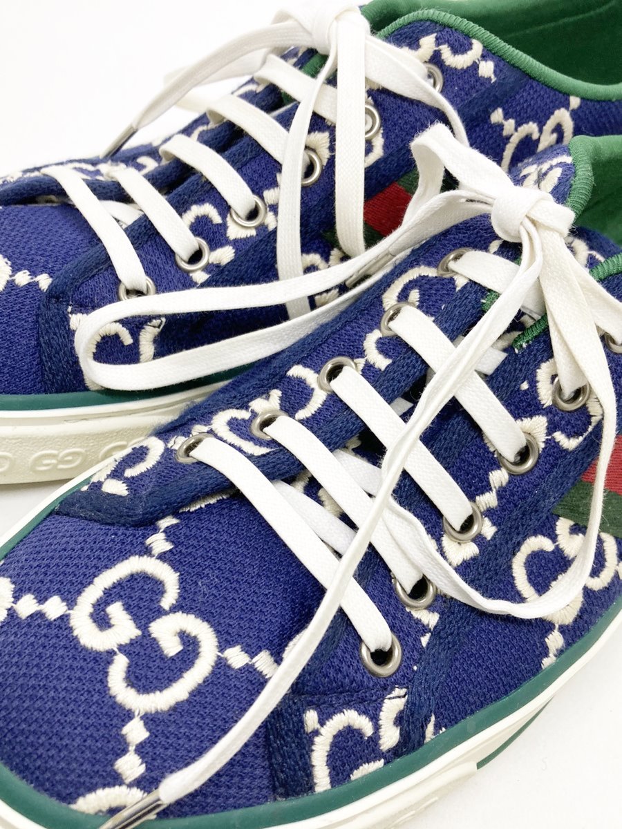 ◆◆【GUCCI】グッチ GG TENNIS 1977 グッチ テニス シューズ　スニーカー 26㎝（8） oi ◆◆