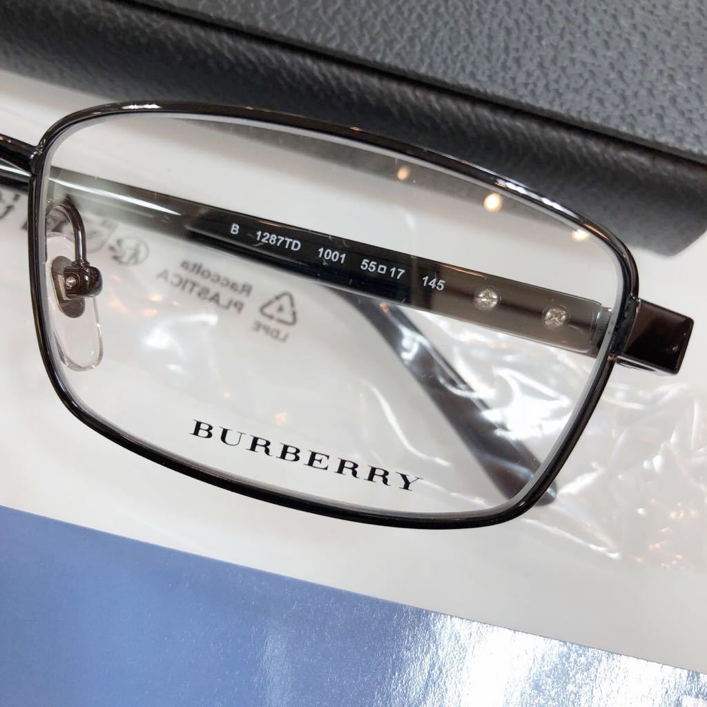 在庫限り特別価格！定価￥33,000 新品 バーバリー メガネ BE1287TD B1287 TD 1001 フレーム BURBERRY 正規品 新品 メガネフレーム 眼鏡_画像10