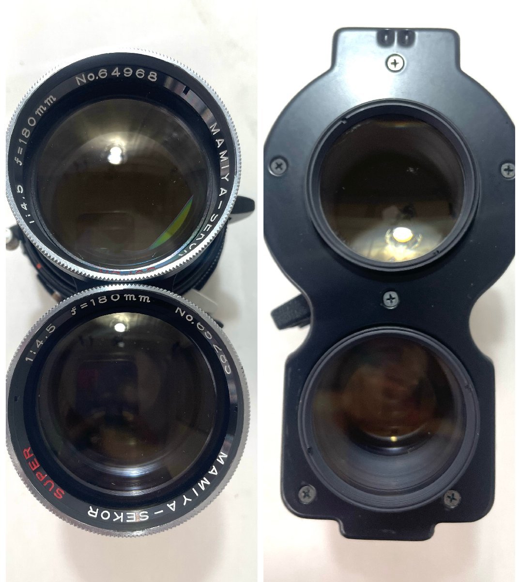 [中古品/ジャンク品] MAMIYAカメラ・レンズ付属品セット C330 MAMIYA-SEKOR DS 1:3.5 f=105mm No.25723/No.25670〈送料別〉AD0070_画像7