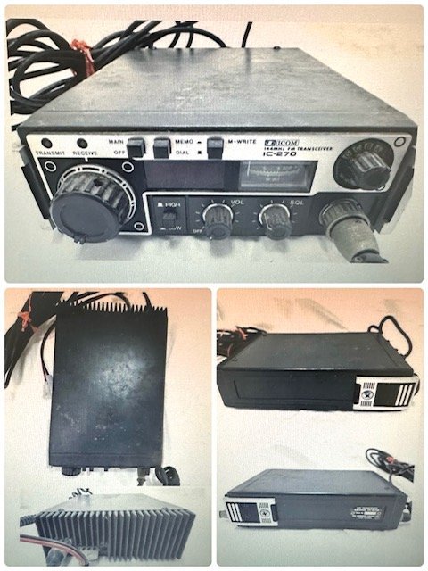 【中古品】(ジャンク品)(2点セット)アイコム/AKAI　トランシーバー/オーディオタイマー　DT-128/IC-270【送料別】FD0688_画像2