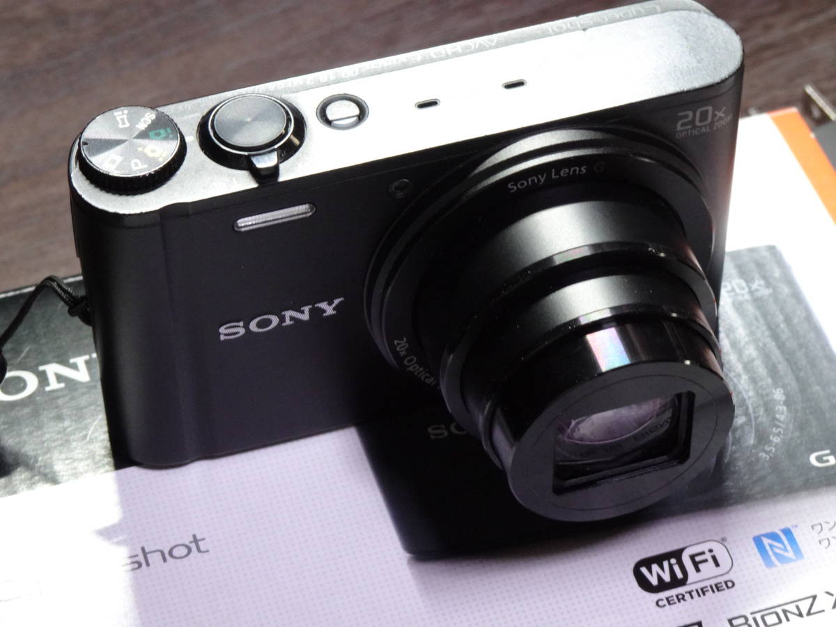 【動作確認済み】SONY Cyber-shot DSC-WX350 ソニー　サイバーショット　ブラック　★専用ケース付き★_画像7