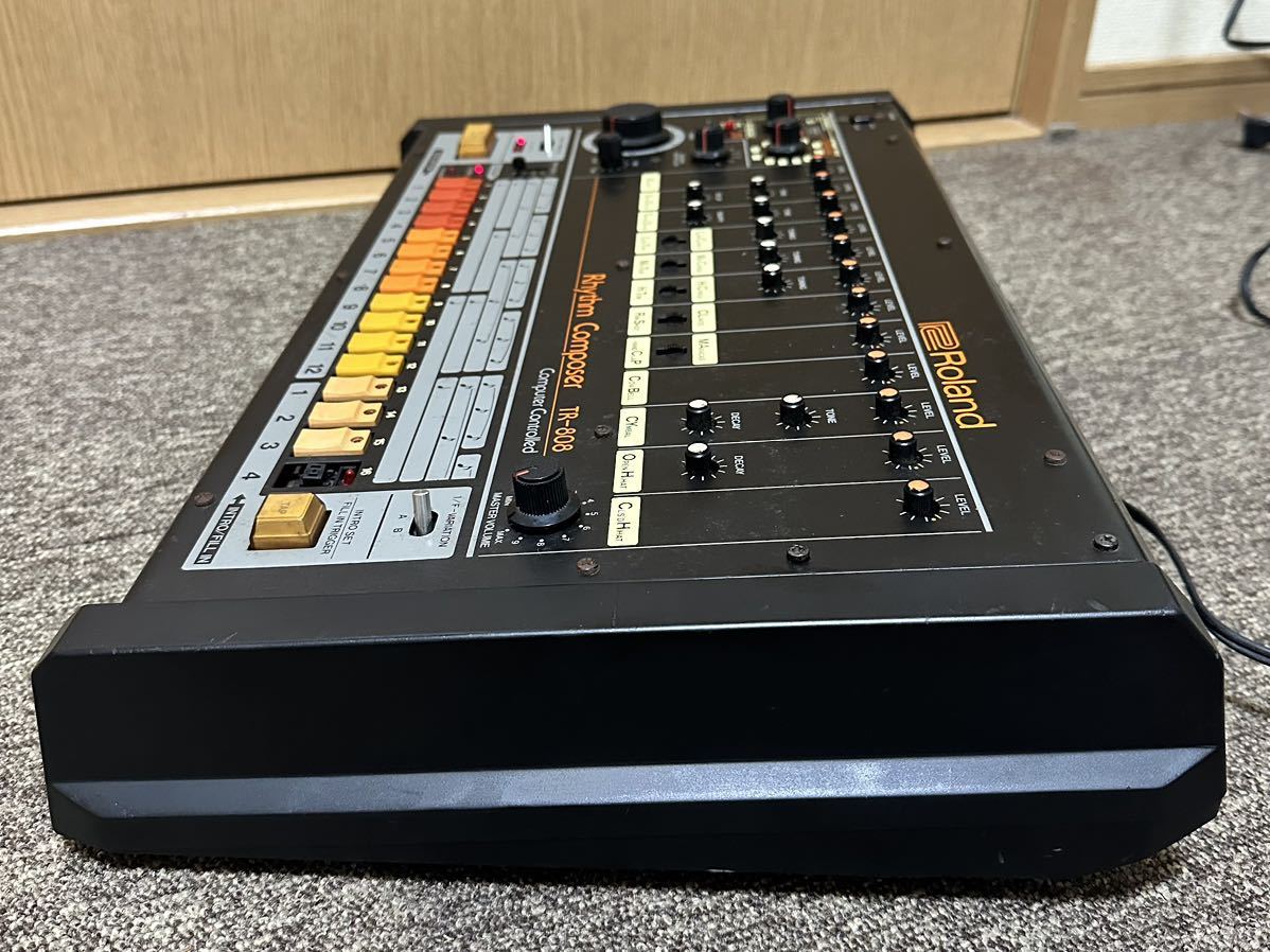 1円スタート　Roland TR-808 リズム　COMPOSER 通電確認済み現状ジャンク品_画像7