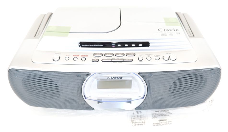 【未使用】ビクター Victor CD/MDポータブルシステム クラビア Clavia RC-G1MD_画像2