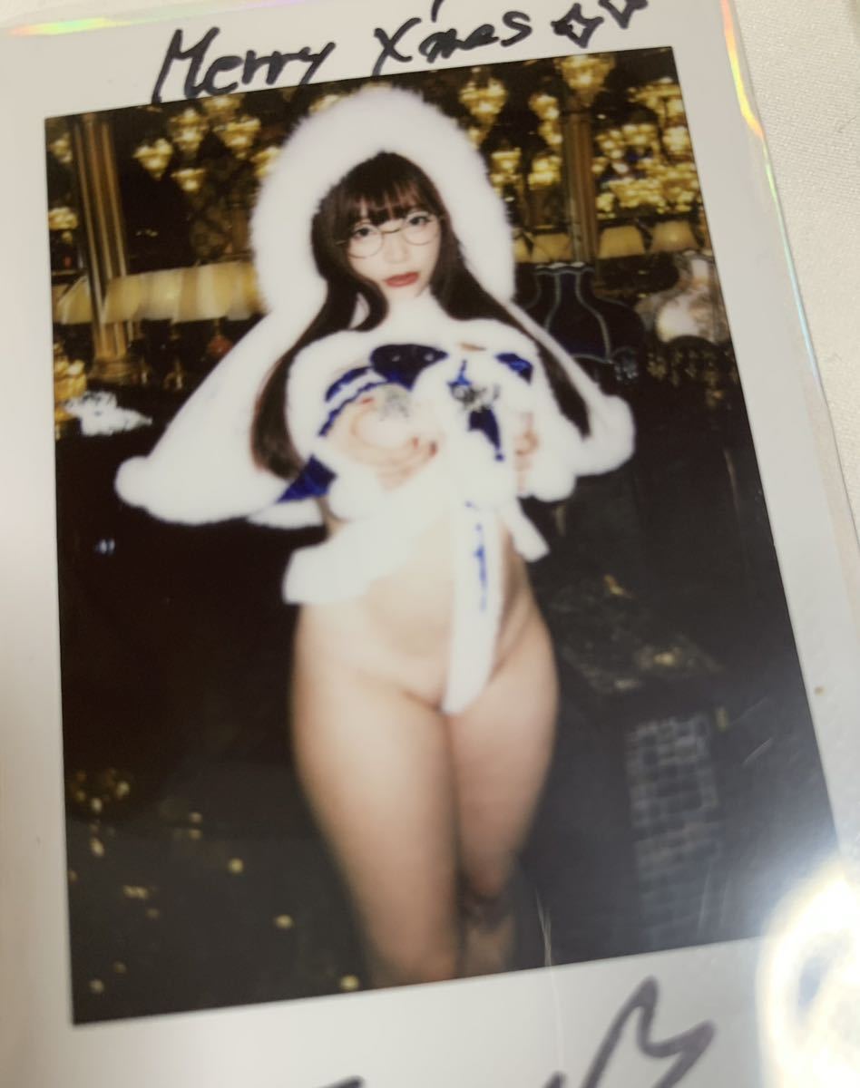 ツナマヨ 直筆サイン入りチェキ コスプレイヤー グラビア モデル 巨乳 むちむち クリスマス 同人 tunamayo_画像2