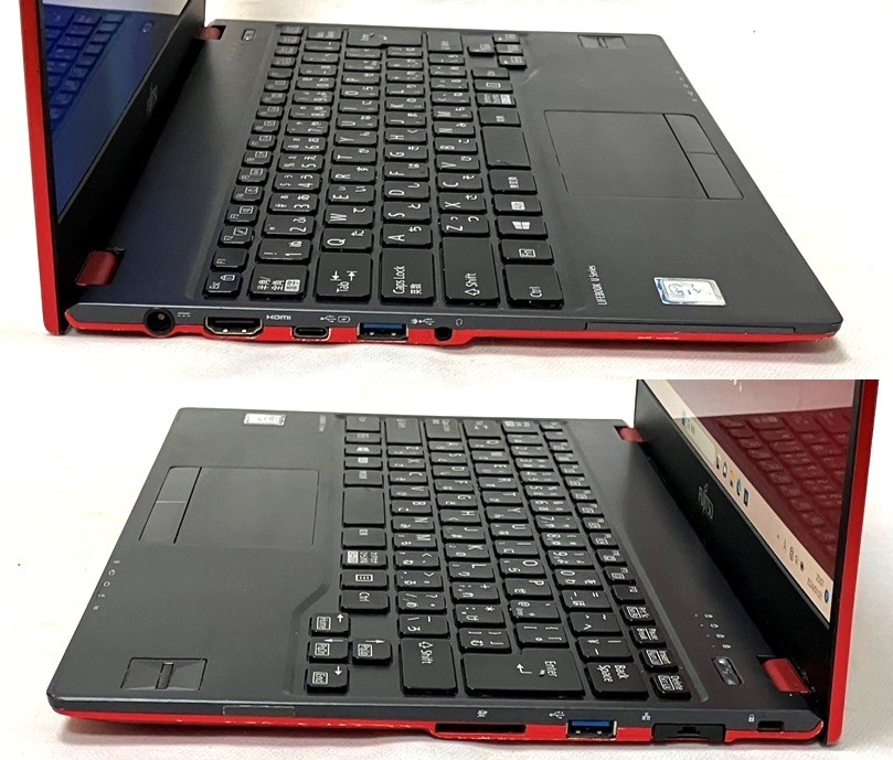 美品 極薄型/重量799g タッチパネル対応 LIFEBOOK U938/S【Corei5 7世代+SSD256GB+8GB】13.3型★Win11+Office2021★指紋認証 USB-C カメラ_画像6