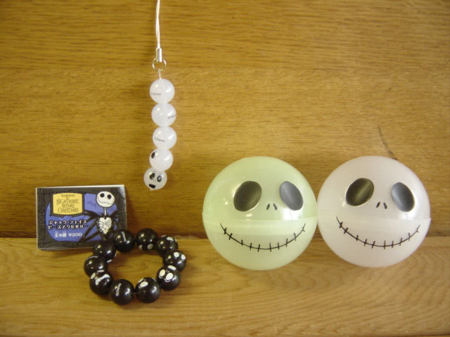 #Gpa26HD nightmare Jack face beads accessory popular 2 kind *Yujin Eugene *200 jpy =007399_b