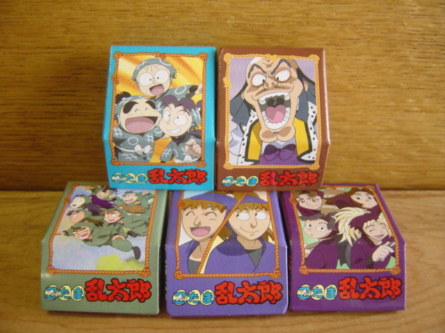 ♯Gpk16FZ忍たま乱太郎すてっかーせれくしょん全5種キャラシール♂TAKARATOMYARTS♀100円〓007304_c_画像1