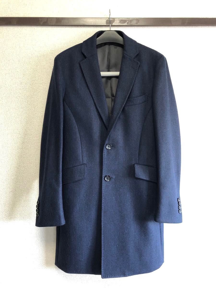 SUITSELECT コート M 紺 ネイビー Navy チェスターコート スーツ スーツセレクト SUIT SELECT