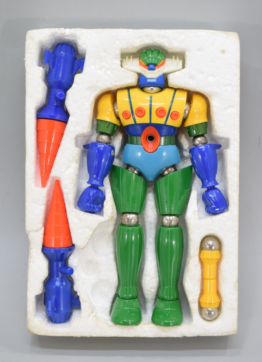 当時物 タカラ マグネロボット 鋼鉄ジーグ マグネモシリーズ 超合金 鋼鉄ジーク フィギュア 昭和レトロ ビンテージ 玩具 RK-290T/000_画像2