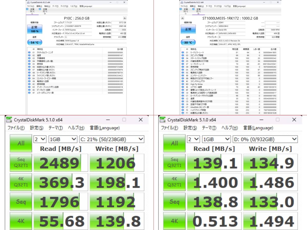 小型パソコン W4 / i7 10510U / メモリ 16GB / SSD 256GB NVMe / HDD 1TB / Windows11 Proの画像3