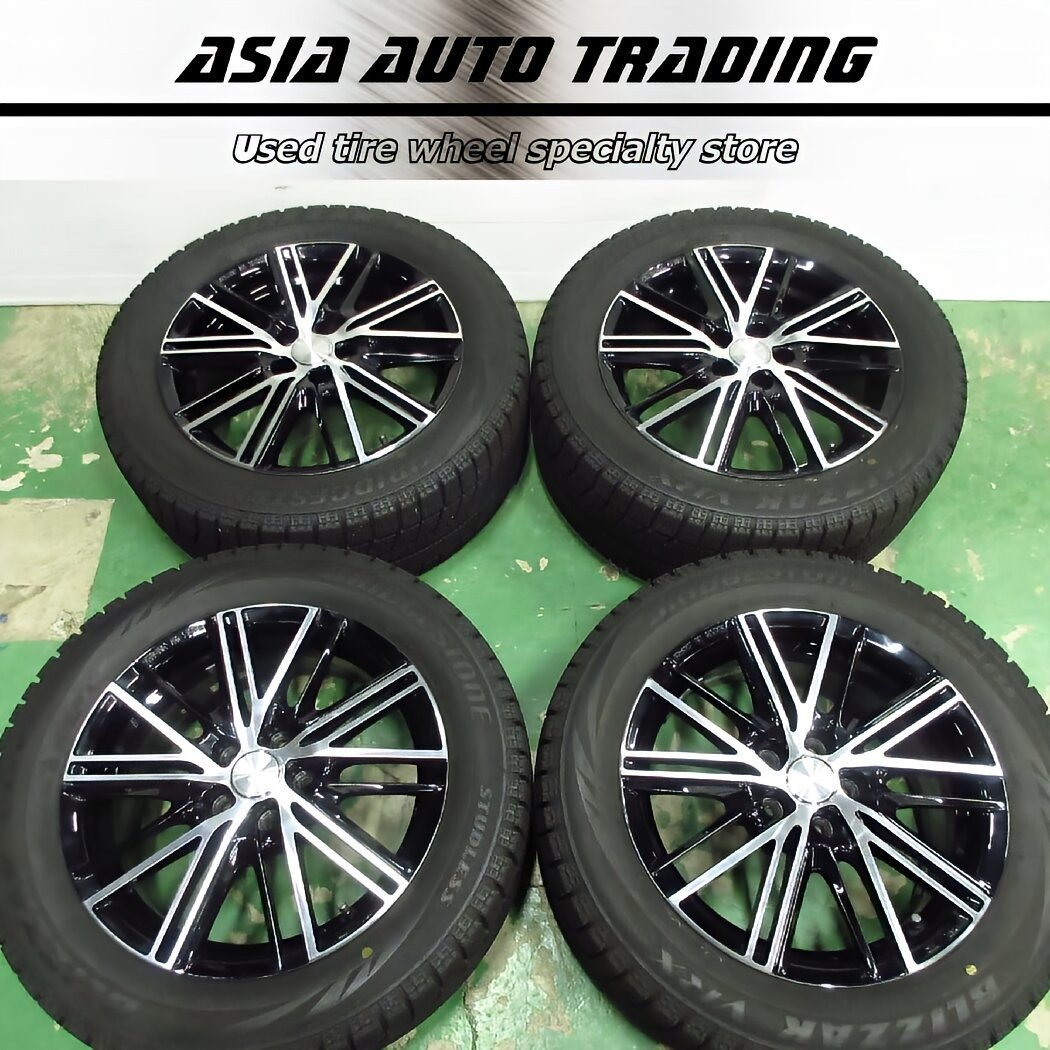 美品 バリ溝 ブリヂストン エコフォルム 6.5J+45 PCD100-5穴 BLIZZAK VRX 205/55R16 2020年 スタッドレス 86 BRZ カローラツーリング 等_美品 バリ溝スタッドレス！