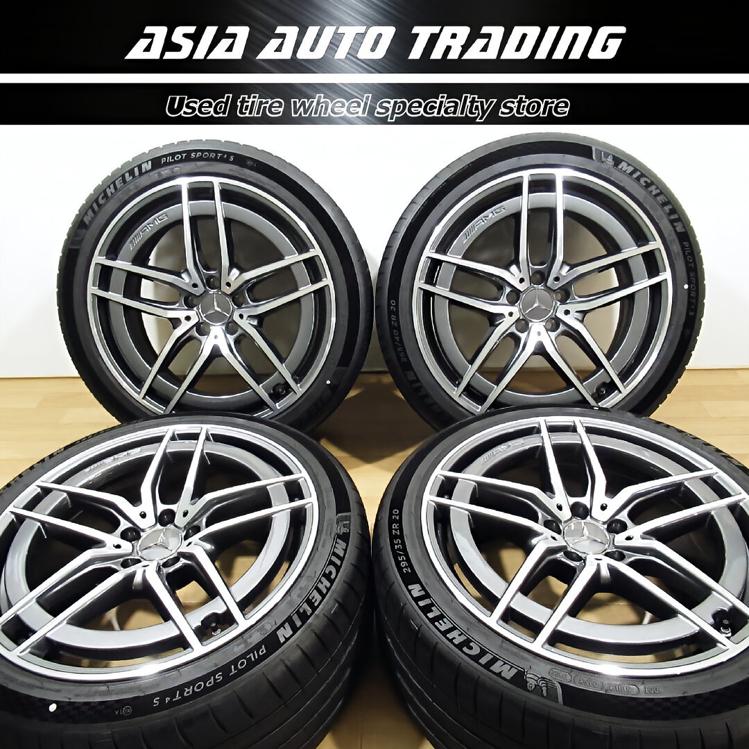 新車外し メルセデス ベンツ R232 SL43 純正 AMG 5ツイン ミシュラン PS4S 265/40R20 295/35R20 MO1A 2022年後半 納車外し品 SL55 SL63_画像1