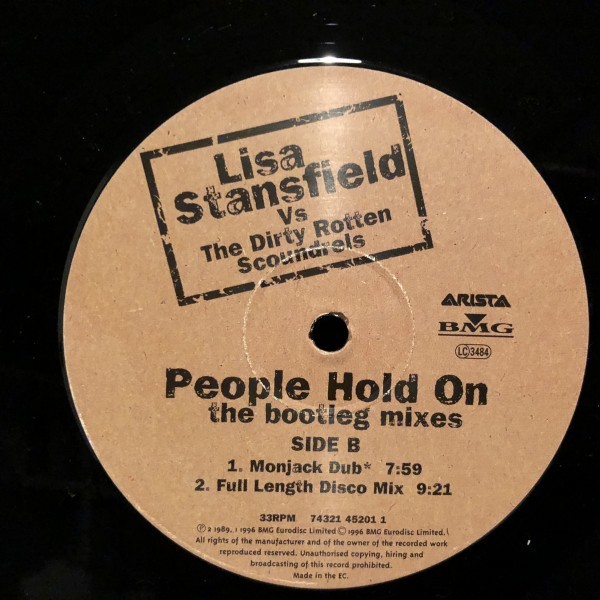 Lisa Stansfield Vs The Dirty Rotten Scoundrels* People Hold On (The Bootleg Mixes)_画像3