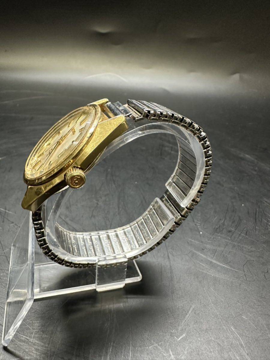 KING SEIKO キング セイコー HI-BEAT ハイビート　4502-7001 KS ゴールド　シルバー文字盤　手巻き　メンズ　腕時計　NS00028_画像3