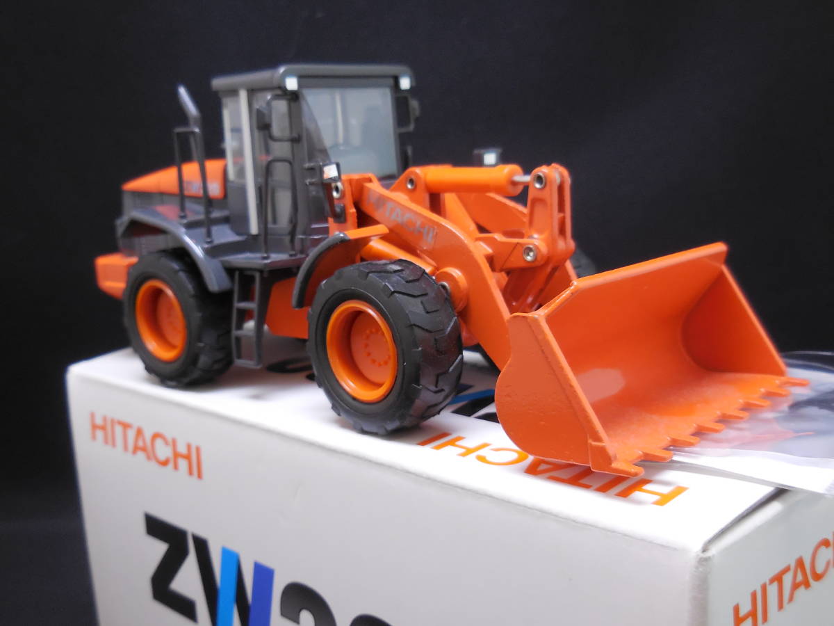 【日立建機 純正】ZW220 ホイールローダー ミニカー ミニチュア【HITACHI】1/50_画像4