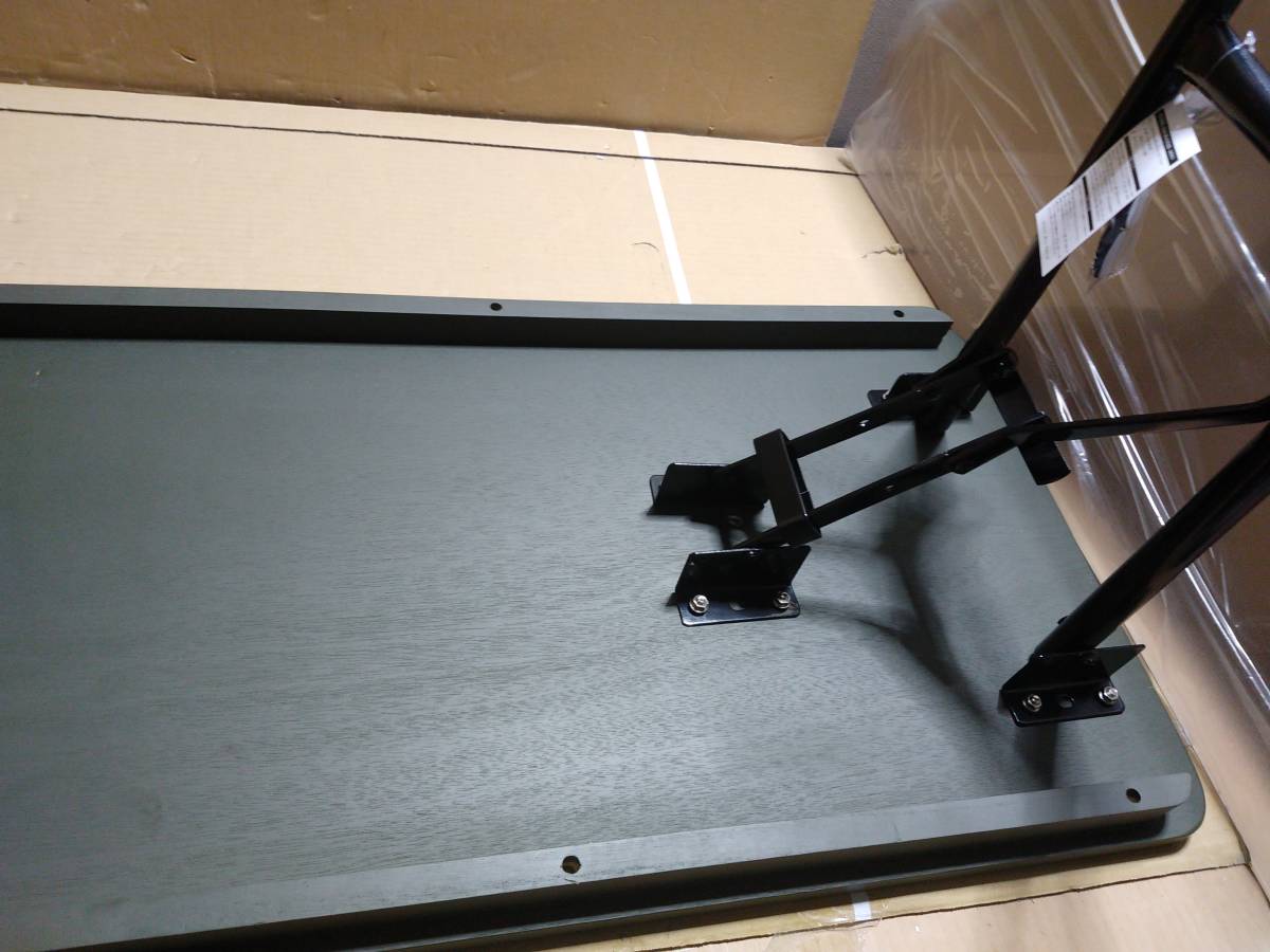 【展示品】Creer クレエ 折りたたみテーブル FOLDING MIL WORKTABLE フォールディング ミル ワークテーブル /オリーブ/ 982100001_画像7