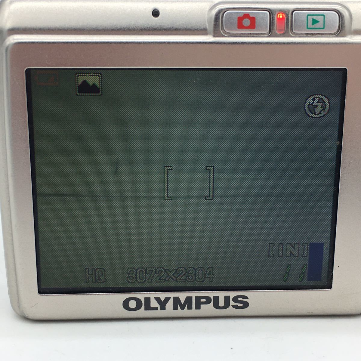 OLYMPUS オリンパス CAMEDIA FE-230 シルバー デジタル カメラ バッテリー・充電器・元箱付 バッテリー劣化有 動作確認済_画像4