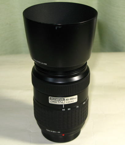 OLYMPUS ZUIKO DIGITAL 40-150mm F3.5-4.5　フォーサーズマウント専用　　元箱 / 取扱説明書付き　　中古_画像3