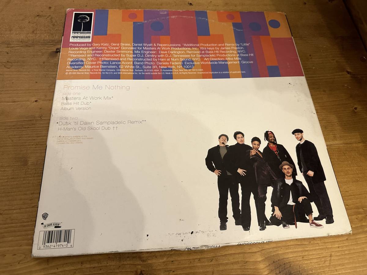 12”★Repercussions / Promise Me Nothing / Masters At Work / ディープ・ヴォーカル・ハウス！_画像3