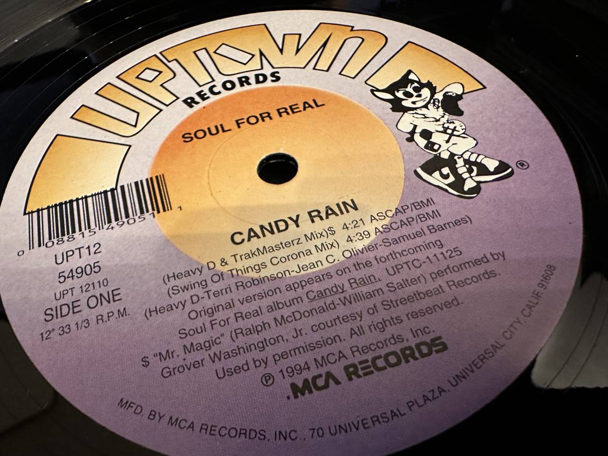 12”★Soul For Real / Candy Rain / Heavy D / New Jack Swing ！_画像1