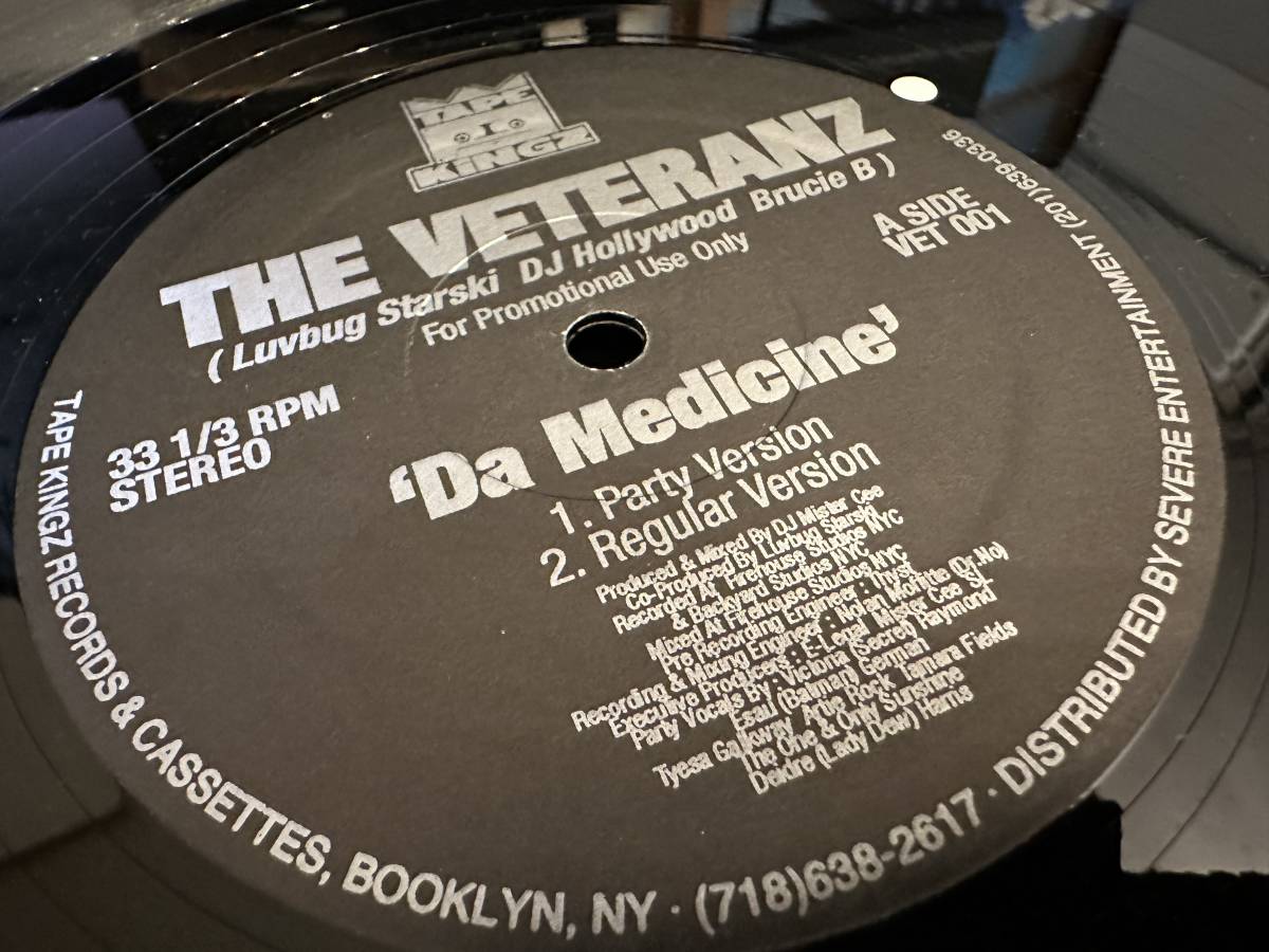 12”★The Veteranz / Da Medicine / DJ Mister Cee / Boom Bap！の画像3