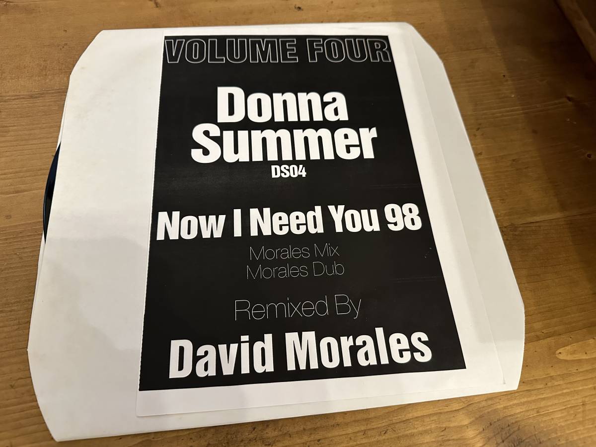 12”★Donna Summer / Now I Need You '98 / David Morales / ヴォーカル・ハウス・リミックス！_画像1